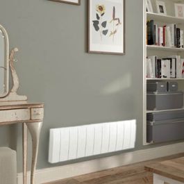THERMOR Bilbao 3 Radiateur connecté à inertie fluide bas blanc 1400W - 495851