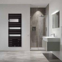 THERMOR Riviera 2 Sèche-serviettes avec soufflerie 1500W noir carbone - 498519