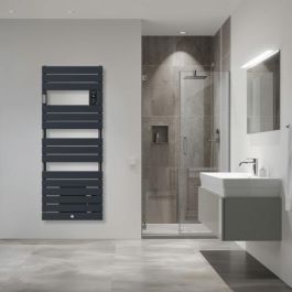 THERMOR Riviera 2 Sèche-serviettes avec soufflerie 1750W gris ardoise - 498610
