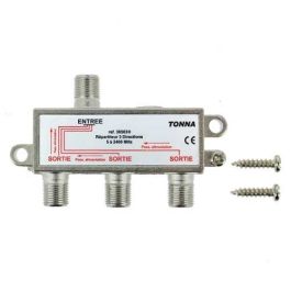 TONNA Répartiteur 3 sorties à connecteur F - 365030