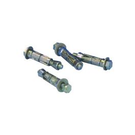 TONNA Cheville métallique et vis 8 mm - Lot de 4 - 507030