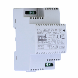 URMET Alimentation régulée 12Vcc  2A rail DIN pour visiophone - AL12/2DIN