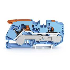 Wago TOPJOB®S Borne de passage à levier 2 fils 16mm² bleu -  2116-5204