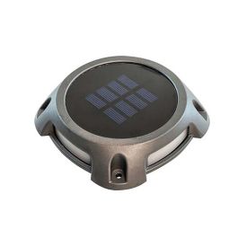 WATT & HOME Balise de sol LED solaire Roady 5lm gris IP67 Alu - 40312