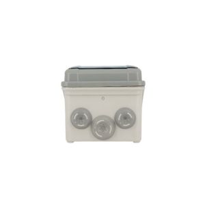 tableau électrique étanche Legrand Plexo 1 rangée 4 modules - vue de dessous