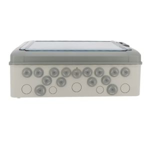 Coffret étanche nu LEGRAND Plexo 2 rangées de 18 modules - vue de dessous