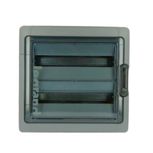 Coffret étanche nu LEGRAND Plexo 2 rangées de 18 modules - vue de face