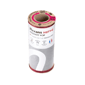 Bobine de fil électrique H07VU Nexans Mobiway Pop noir 1,5mm²