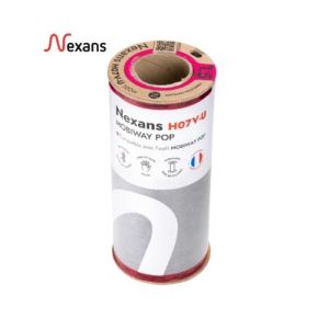 fil électrique H07V-U Nexans Mobiway Pop 1,5mm² gris