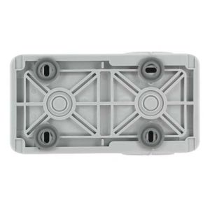 boîtier saillie horizontal étanche Legrand Plexo 2 postes - vue de dos