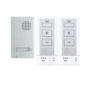 Kit interphone en saillie 2 fils intégral 2 postes extra-plat - DBS1AP AIPHONE
