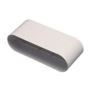 Raccord minigaine mâle blanc Aldes 40x100mm D80mm