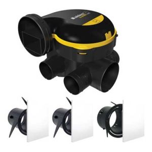 ALDES Kit VMC simple flux autoréglable EasyHOME avec bouches ColorLINE - 11026033