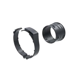 Collier de serrage + raccord Aldes EasyClip pour raccordement rapide et sécurisé des gaines de ventilation Ø160 mm à votre VMC