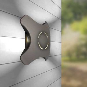 Créez des jeux de lumière sur la façade de votre maison en installant une ou plusieurs appliques LED Arlux Babi.