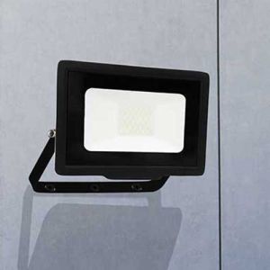 Projecteur LED Kali Arlux noir extra plat - installation murale