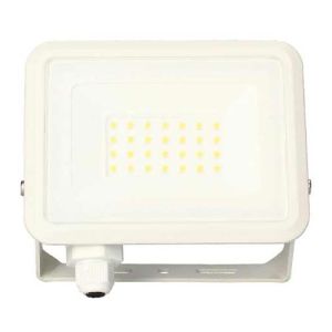 ARLUX Projecteur extérieur blanc LED Kreon 2 extra plat 230V 20W 2000lm 4000K - photo vue de face