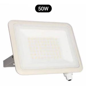 Projecteur LED extra plat blanc Arlux Kreon 2 50W