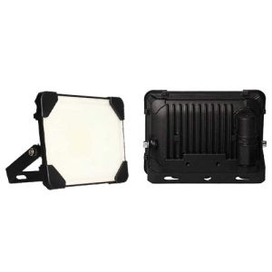 Projecteur extérieur LED Arlux Kreon - vue de profil et vue de dos