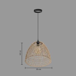 Dimensions suspension conique Jada Atmosphera