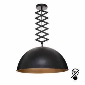 Suspension Atmosphera Lahti E27 noire Ø51 cm