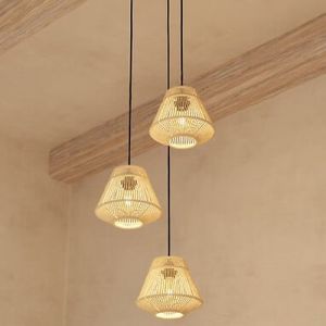 Suspension triple corde Jily Atmosphera Ø20 cm - photo ambiance
