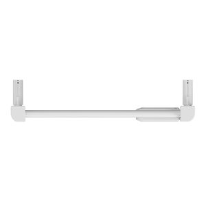 Sèche-serviettes blanc à barres rondes Batilec Ceibo puissance 500W - fixation murale