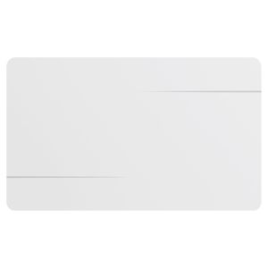 Radiateur à inertie fonte Batilec Sierra blanc horizontal blanc 1500W - vue de face