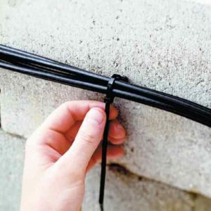 embrases à chevilles noires 10x40,5mm Batilec