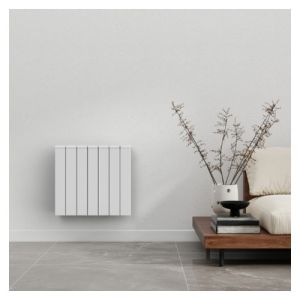 radiateur à inertie céramique Batilec Zilo 1500W blanc - photo vue de face