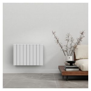 radiateur à inertie céramique Batilec Zilo 2000W blanc - photo ambiance vue de face