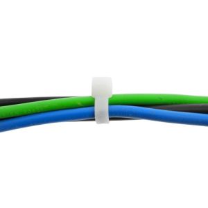 Colliers de serrage blancs Batilec 370x7,6mm