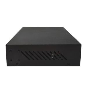 commutateur réseau DECELECT DCSW108GP avec 10 ports RJ45 Gigabit et PoE+ - vue de dos