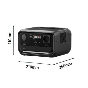 Dimensions de la station électrique Ecoflow RIVER 3 PLUS 286Wh