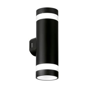 Applique extérieure ronde ENLITE LED bidirectionnelle IP65 230V 10W 830lm CCT noir