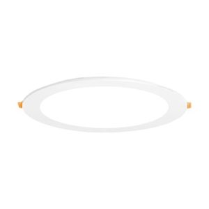 Downlight LED ENLITE extra plat à encastrer 230V 17W 1800lm 4000K 229mm blanc