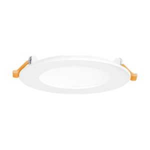 Downlight LED ENLITE extra plat à encastrer 230V 5W 460lm 4000K 128mm blanc