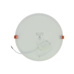 Downlight LED ENLITE extra plat à encastrer 230V 23W 2400lm 4000K 298mm blanc - vue de dos