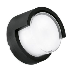 Hublot extérieur rond LED ENLITE IP65 230V 10W 900lm CCT noir