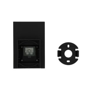 Applique extérieure ENLITE carrée LED descendante IP65 230V 5W 510lm CCT noir - vue de dos