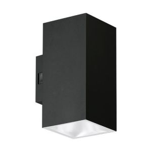 Applique extérieure ENLITE carrée LED bidirectionnelle IP65 230V 10W 1000lm CCT noir