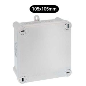 Boite de dérivation carré Eurohm IP55 105x105x55mm couleur grise