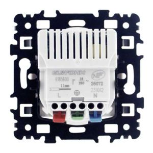 Prise électrique 2P+T + USB Type A blanche Eurohm Square - vue arrière produit