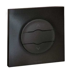EUROHM Square Interrupteur volets roulants anthracite - 60323