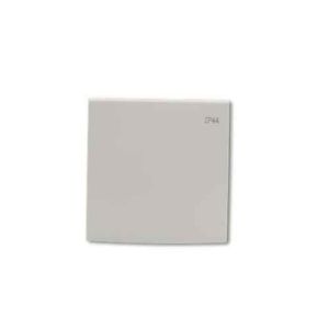 Sortie de câble esthétique 10/20A IP44 blanc Eurohm - vue de face