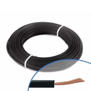 Fil électrique souple H07VK noir MIGUELEZ vendu en couronne