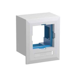 GGK Boitier appareillage 45X45 pour moulure électrique 40x60mm blanc