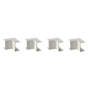 GGK Angles intérieurs blanc pour moulure électrique 22x12mm- lot de 4