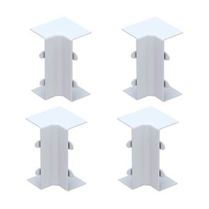 GGK Angles intérieurs pour moulure électrique 15x30mm blanc - lot de 4