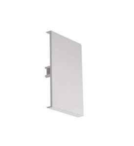 GGK Lot de 2 embouts de finition pour goulotte électrique 65x100mm blanc